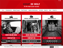 Tablet Screenshot of groupdewolf.com